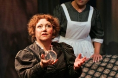 Carolann Page and Joy Lynn Matthews as Mary Todd and Delia in the 2006 York Theatre production photo by Carol Rosegg