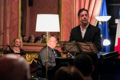 Monet (Greg Mills) accompanied by music director Eugene Gwozdz.